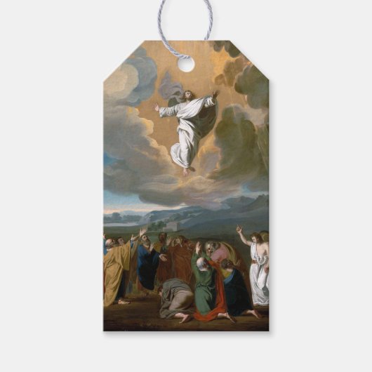 Hemelvaart (Jezus Christus opklimmend naar de heme Cadeaulabel (Voorkant)