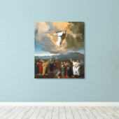 Hemelvaart (Jezus Christus opklimmend naar de heme Canvas Afdruk (Insitu (Houten vloer))