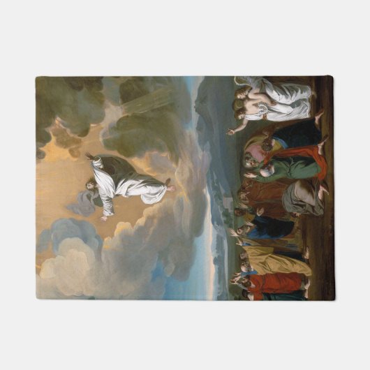 Hemelvaart (Jezus Christus opklimmend naar de heme Deurmat (Voorkant)