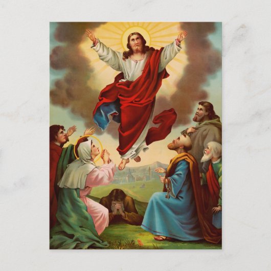Hemelvaart van Jezus naar de hemel Briefkaart (Voorkant)