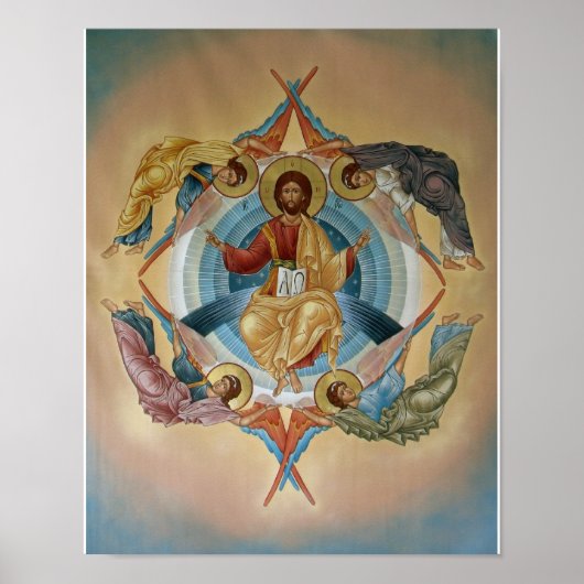 Hemelvaartsachtig Poster van Christus (Voorkant)