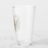Hemelvlinder Bloem Sticker Glas (Links)
