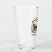 Hemelvlinder Bloem Sticker Glas (Rechts)
