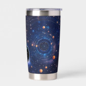 hemelvortex geïsoleerde drinkbeker (Links)