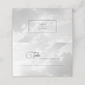 Hemelwit Wolken Magisch Plaatskaartje (Buitenkant ongevouwen)