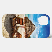 Hemelwolf op beach throw pillow Case-Mate iPhone case (Achterkant (horizontaal))
