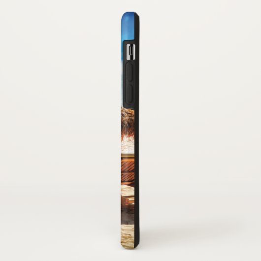 Hemelwolf op beach throw pillow Case-Mate iPhone case (Achterkant/links)