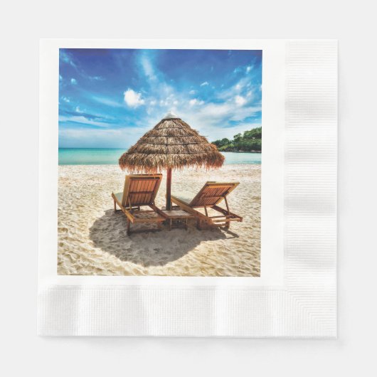 Hemelwolf op beach throw pillow servet (Voorkant)