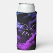 Hemelwolk negen Zwarte wolken Bruidsdouche Seltzer Blikjeskoeler (Seltzer Voorkant)