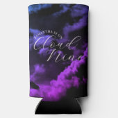 Hemelwolk negen Zwarte wolken Bruidsdouche Seltzer Blikjeskoeler (Achterkant)