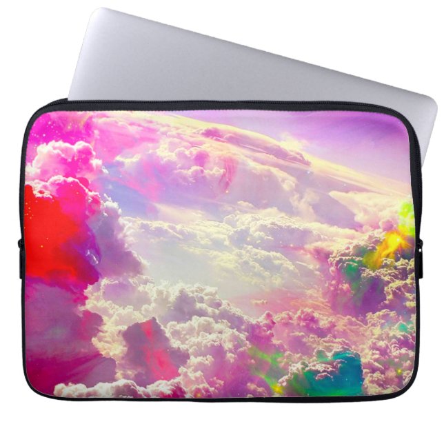 hemelwolken laptop sleeve (Voorkant)