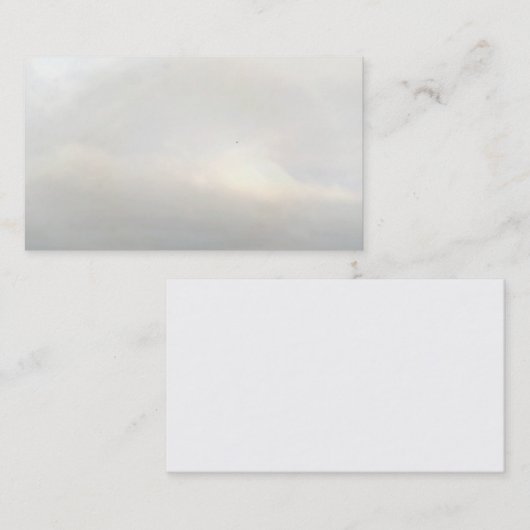 Hemelwolken spirituele engel visitekaartjes (Voorkant / Achterkant)