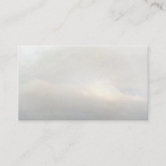 Hemelwolken spirituele engel visitekaartjes (Voorkant)