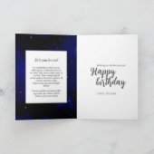 Hemelzodiaksymbool Fantasy Steenbok Verjaardag Kaart (Binnen)