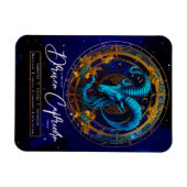 Hemelzodiaksymbool Fantasy Steenbok Verjaardag Magneet (Horizontaal)