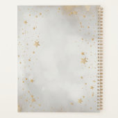 Hemelzon, Blauwe Maan Bloemen, Sterren Nachtlucht Planner (Achterkant)