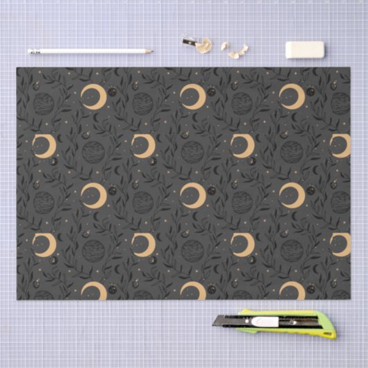 Hemelzon en maan patroon tissuepapier (Craft)