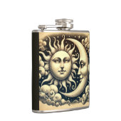 hemelzon & maan heupfles (Rechts)