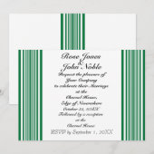 Hemera (Green) Wedding Invitation Kaart (Voorkant / Achterkant)