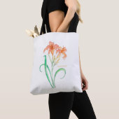 Hemerocallis (Dag Lily) Tote Bag (Dichtbij)