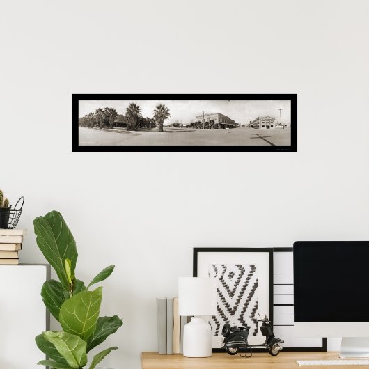 Hemet CA Foto 1915 Poster (Thuiskantoor)