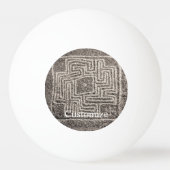 Hemet Maze Stone Thunder_Cove Beverage Coaster Pingpongbal (Voorkant)