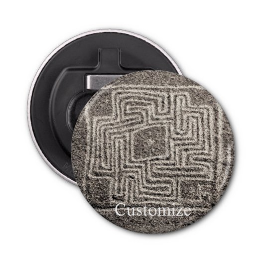 Hemet Maze Stone Thunder_Cove Button Flesopener (Voorkant)