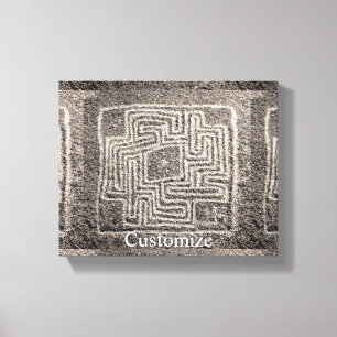 Hemet Maze Stone Thunder_Cove Canvas Afdruk