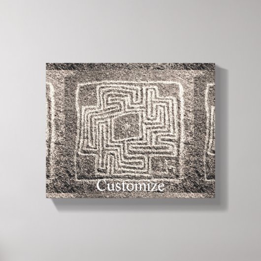 Hemet Maze Stone Thunder_Cove Canvas Afdruk (Voorkant)