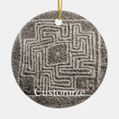 Hemet Maze Stone Thunder_Cove Keramisch Ornament (Voorkant)