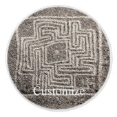 Hemet Maze Stone Thunder_Cove Keramische Knop (Voorkant)