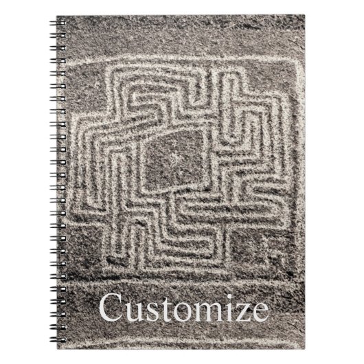 Hemet Maze Stone Thunder_Cove Notitieboek (Voorkant)