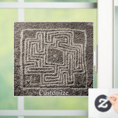 Hemet Maze Stone Thunder_Cove Raamsticker (Huis)