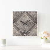 Hemet Maze Stone Thunder_Cove Vierkante Klok (Huis)