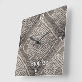 Hemet Maze Stone Thunder_Cove Vierkante Klok (Hoek)