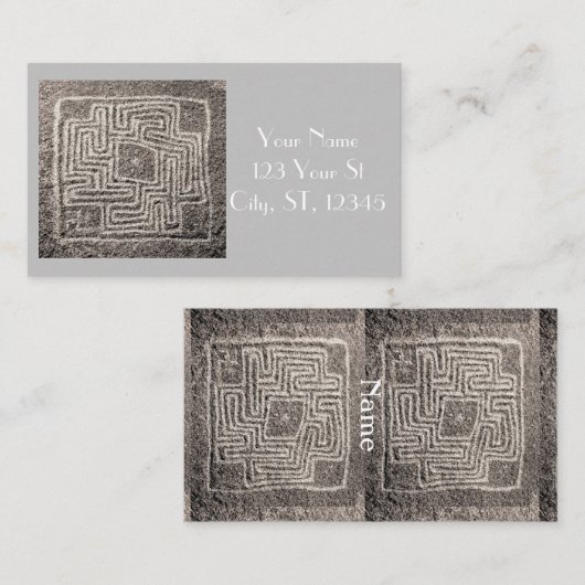 Hemet Maze Stone Thunder_Cove Visitekaartje (Voorkant / Achterkant)