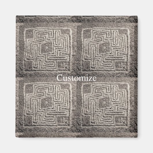 Hemet Maze Stone Thunder_Hoesje Magneet (Voorkant)