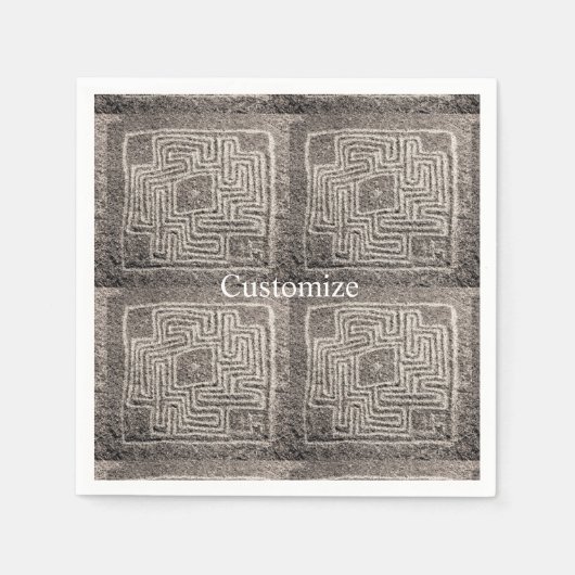 Hemet Maze Stone Thunder_Hoesje Servet (Voorkant)