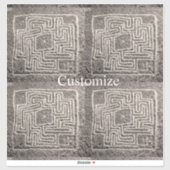 Hemet Maze Stone Thunder_Hoesje Sticker (Vel)