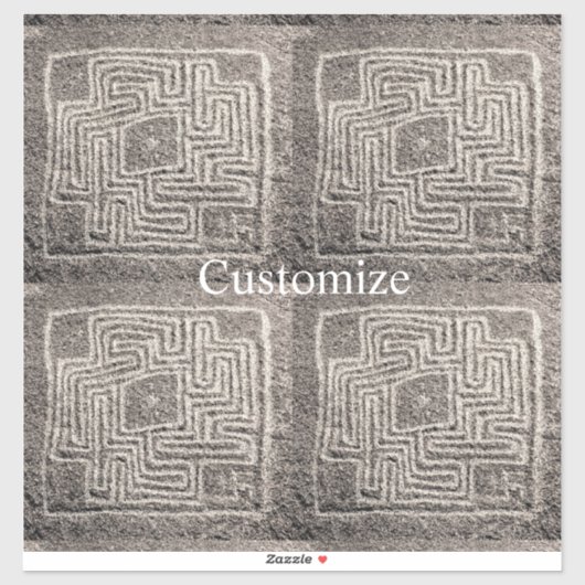 Hemet Maze Stone Thunder_Hoesje Sticker (Vel)