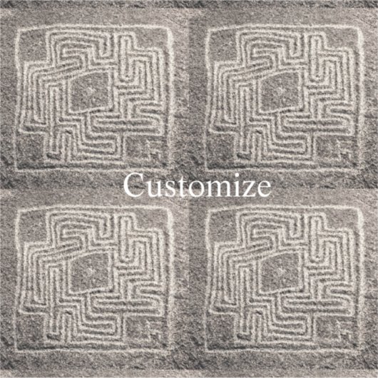 Hemet Maze Stone Thunder_Hoesje Sticker (Voorkant)