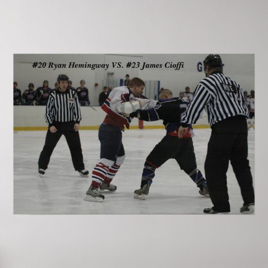 Hemi, #20 Ryan Hemingway VS. #23 James Cioffi Poster (Voorkant)