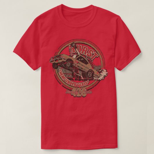Hemi-Beer van een Cuda Barracuda T-shirt (Design voorkant)