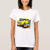 Hemi Cuda Yellow Car 1971 T-shirt (Voorkant)