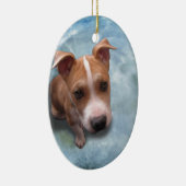 Hemi de Pit Bull Puppy Keramisch Ornament (Rechts)