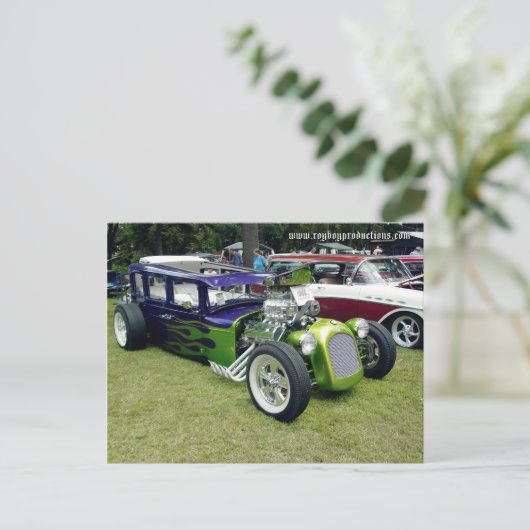 Hemi Hot Rod Briefkaart (Staand voorkant)