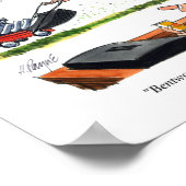 Hemi Mower Cartoon Poster (Hoek)