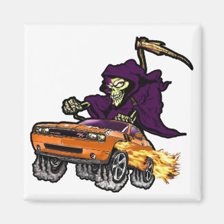 Hemi Oranje Challenger R/T magneet