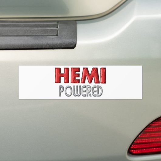 HEMI Powered Bumpersticker (Op auto)