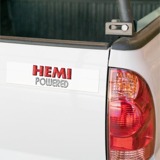 HEMI Powered Bumpersticker (Op Truck)